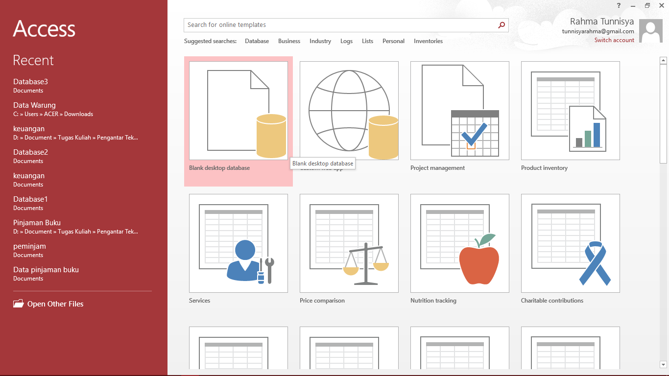 Membuat Database Sederhana Dengan Microsoft Access Dan Template Gantt 236670 Hot Sex Picture 5755